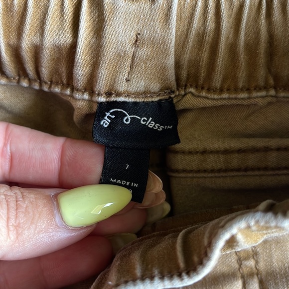 Tan Motto joggers stretch material for boys - Picture 4 of 4